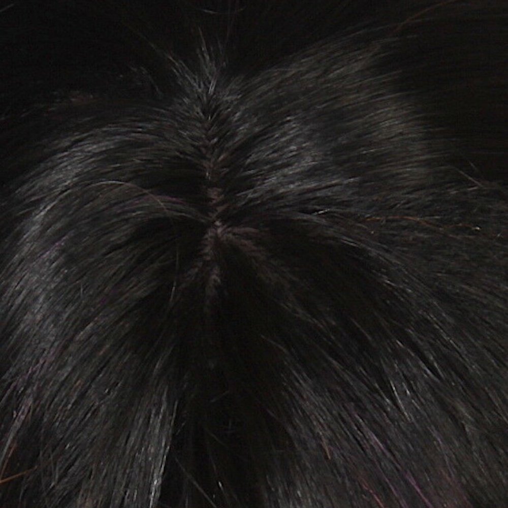 Human hair Blend Wig purple mix color, Heat OK - Picture 11 of 12